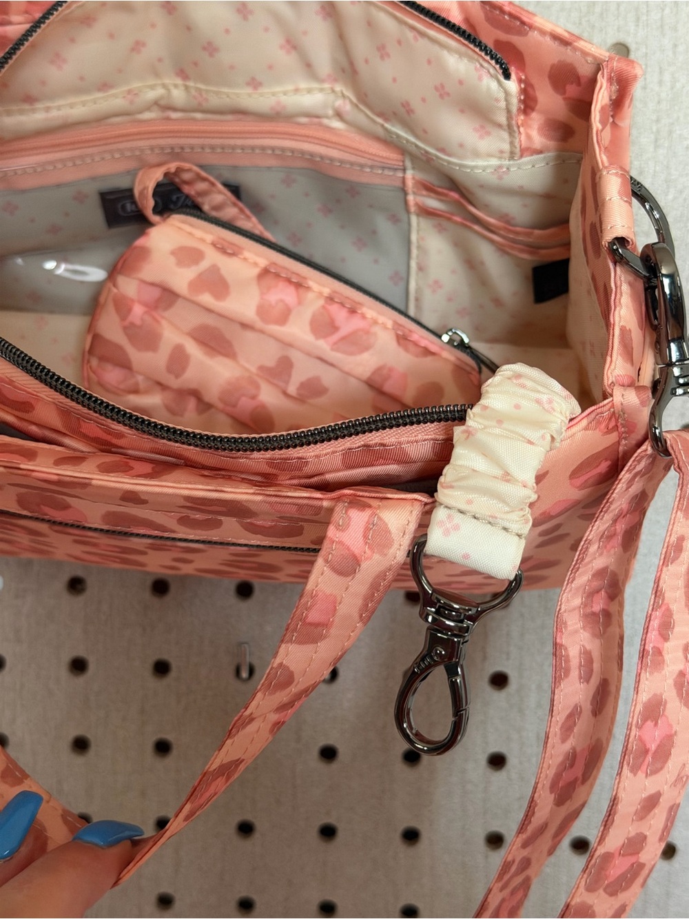 lug Pink Leopard Quilted Mini Tote - Picture 11 of 11